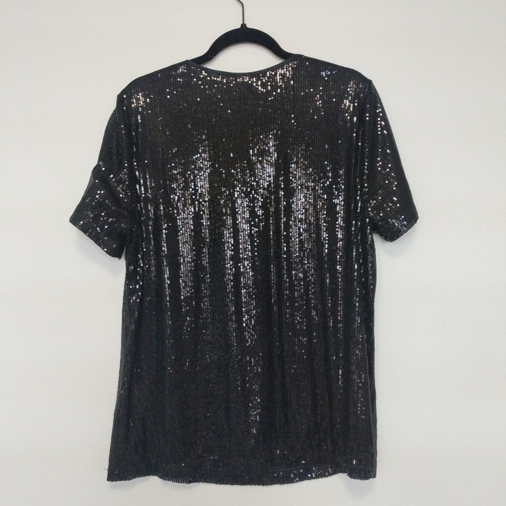Black sequin top - Picture 2 of 4